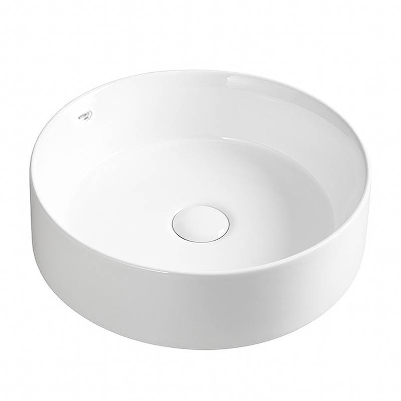 UMYWALKA NABLATOWA CERAMICZNA OKRĄGŁA LAVA-WH-360 BIAŁA LAVA-WH-360