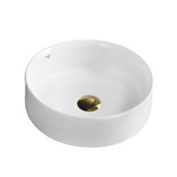 UMYWALKA NABLATOWA CERAMICZNA OKRĄGŁA LAVA-WH-360 BIAŁA LAVA-WH-360