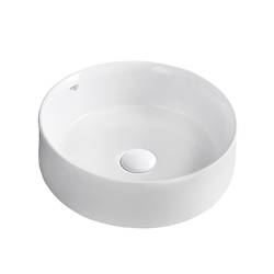 UMYWALKA NABLATOWA CERAMICZNA OKRĄGŁA LAVA-WH-360 BIAŁA LAVA-WH-360