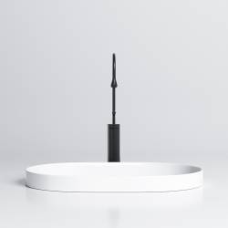 UMYWALKA NABLATOWA CERAMICZNA OWALNA NEL-WH-590 BIAŁA NEL-WH-590