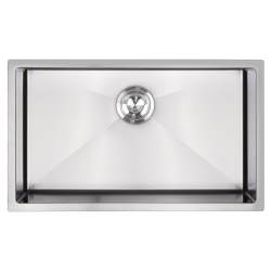 ZLEW KUCHENNY ZLEWOZMYWAK JENOKOMOROWY STALOWY INOX RODOS-CH-74X47 SYFON UCHWYTY