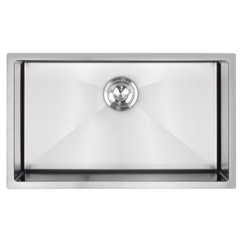 ZLEW KUCHENNY ZLEWOZMYWAK JENOKOMOROWY STALOWY INOX RODOS-CH-74X47 SYFON UCHWYTY