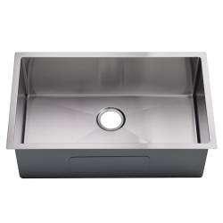 ZLEW KUCHENNY ZLEWOZMYWAK JENOKOMOROWY STALOWY INOX RODOS-CH-74X47 SYFON UCHWYTY