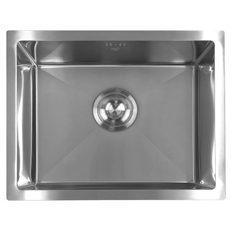 ZLEW KUCHENNY ZLEWOZMYWAK JENOKOMOROWY STALOWY INOX RODOS-CH-50X40 SYFON UCHWYTY