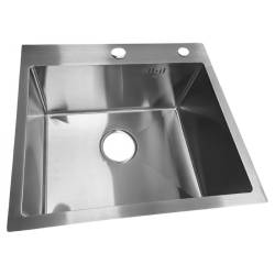 ZLEW KUCHENNY ZLEWOZMYWAK JENOKOMOROWY STALOWY INOX TONGA-CH-50X45 DOZOWNIK SYFON UCHWYTY 