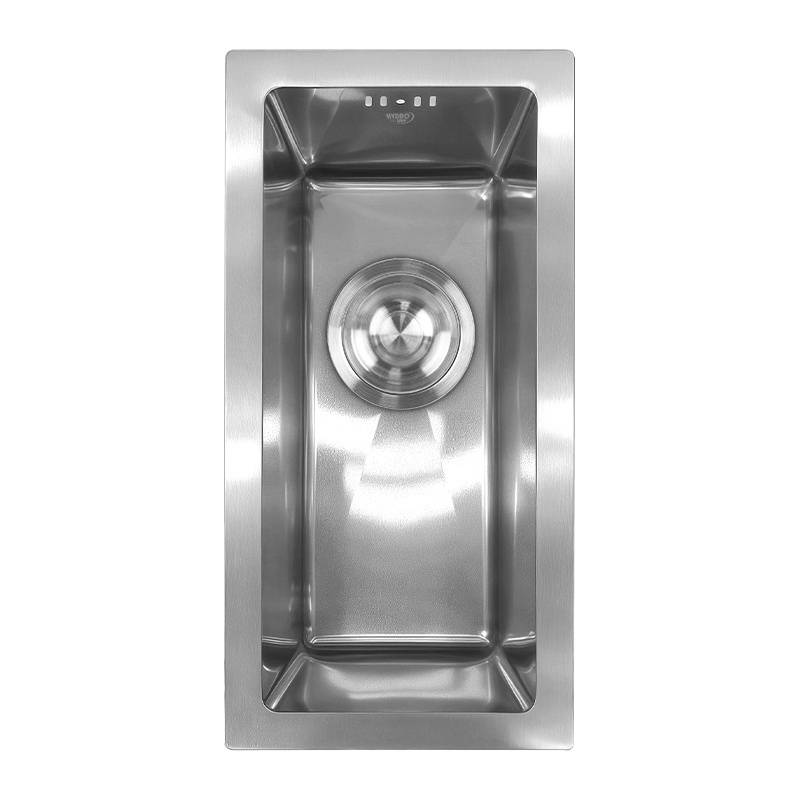 ZLEW KUCHENNY ZLEWOZMYWAK JENOKOMOROWY STALOWY INOX RODOS-CH-44X22 SYFON UCHWYTY