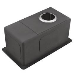 ZLEW KUCHENNY ZLEWOZMYWAK JENOKOMOROWY STALOWY INOX RODOS-CH-44X22 SYFON UCHWYTY