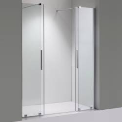 DRZWI PRYSZNICOWE PODWÓJNE ASTRA-CH-DUO-140 CHROM 140 CM 8 MM ASTRA-CH-DUO-140