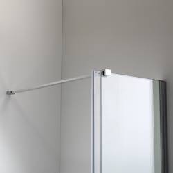 DRZWI PRYSZNICOWE PODWÓJNE ASTRA-CH-DUO-160 CHROM 160 CM 8 MM ASTRA-CH-DUO-160