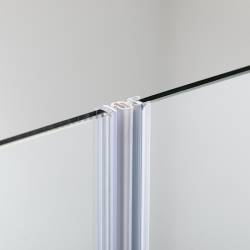 DRZWI PRYSZNICOWE PODWÓJNE ASTRA-CH-DUO-160 CHROM 160 CM 8 MM ASTRA-CH-DUO-160