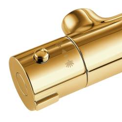 BATERIA PRYSZNICOWA Z TERMOSTATEM ŁAZIENKOWA ŚCIENNA ZESTAW T204-GL ZŁOTA T204-GL