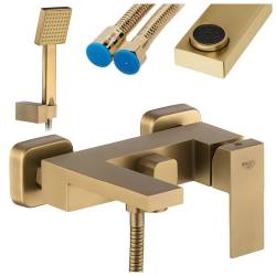 BATERIA WANNOWA PRYSZNICOWA F305-GL-BR SZCZOTKOWANE ZŁOTO F305-GL-BR
