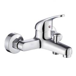 BATERIA WANNOWA PRYSZNICOWA ŁAZIENKOWA ŚCIENNA NATRYSKOWA DORA-CH CHROM DORA-CH