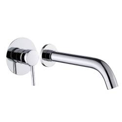 BATERIA UMYWALKOWA PODTYNKOWA ŚCIENNA F06K CHROM F06K-CH