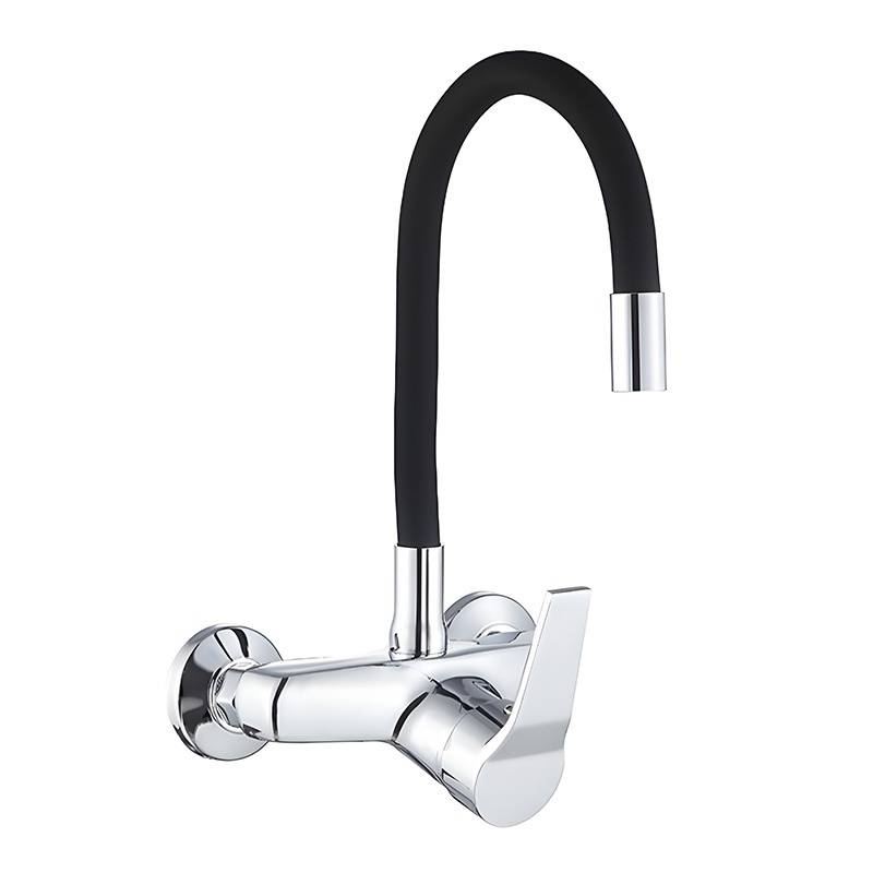BATERIA KUCHENNA ŚCIENNA EBRO CZARNA PODSTAWA CHROM EBRO-BL-CH