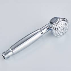 BATERIA WANNOWA PRYSZNICOWA ŚCIENNA RETRO ZESTAW WĄŻ SŁUCHAWKA GLEN CHROM GLEN-CH