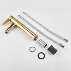 BATERIA UMYWALKOWA ŁAZIENKOWA CUBA-H ZŁOTA CUBA-H-GL