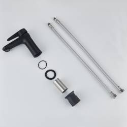 BATERIA UMYWALKOWA ŁAZIENKOWA AKRON CZARNA AKRON-BL