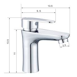 BATERIA UMYWALKOWA ŁAZIENKOWA AKRON CHROM AKRON-CH