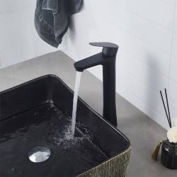 BATERIA UMYWALKOWA ŁAZIENKOWA AKRON-H CZARNA AKRON-H-BL