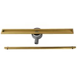 ODPŁYW LINIOWY OBROTOWY SLIM DL03 ZŁOTY 50 CM DL03-SLIM-GL50