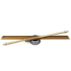 ODPŁYW LINIOWY OBROTOWY SLIM DL03 ZŁOTY 100 CM DL03-SLIM-GL100