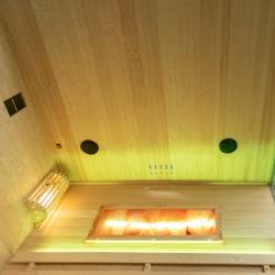SAUNA FIŃSKA WYSOKOTEMPERATUROWA Z PIECEM LARK5-WD/HARVIA 6KW 4-5 OSOBOWA 180x160 CM