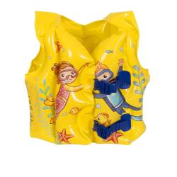 KAMIZELKA DMUCHANA DLA DZIECKA KAPOK DO PŁYWANIA 2-KOMROWA ŻÓŁTA COCO 43x35 COCO-YELLOW