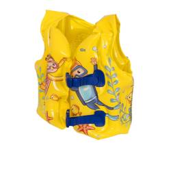 KAMIZELKA DMUCHANA DLA DZIECKA KAPOK DO PŁYWANIA 2-KOMROWA ŻÓŁTA COCO 43x35 COCO-YELLOW