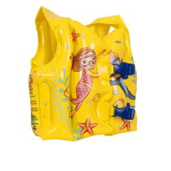 KAMIZELKA DMUCHANA DLA DZIECKA KAPOK DO PŁYWANIA 2-KOMROWA ŻÓŁTA COCO 43x35 COCO-YELLOW