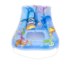 MATERAC DMUCHANY POMPOWANY DO PŁYWANIA DLA DZIECI PLAŻOWY NEMO-BLUE 72x47 NEMO-BLUE