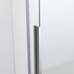 KABINA PRYSZNICOWA KWADRATOWA ASTRA-CH-A-90X2+D CHROM 90X90 CM 8 MM