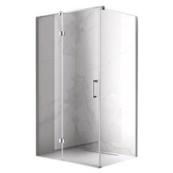 KABINA PRYSZNICOWA PROSTOKĄTNA ZES-KZ02D-120X80 CHROM 120x80 CM