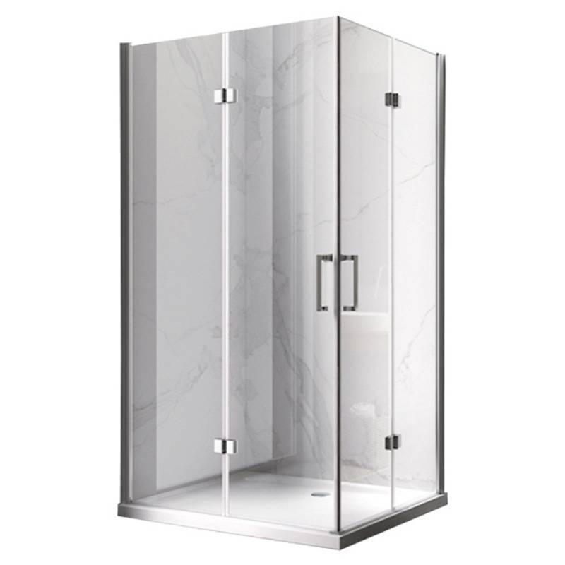 KABINA PRYSZNICOWA PROSTOKĄTNA ZES-KZ12A-90X80 CHROM 90x80 CM