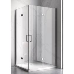 KABINA PRYSZNICOWA PROSTOKĄTNA ZES-KZ12B-100X80 CHROM 100x80 CM