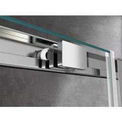 DRZWI PRYSZNICOWE ZES-KZ09B-110 CHROM 105-110 CM 8 MM