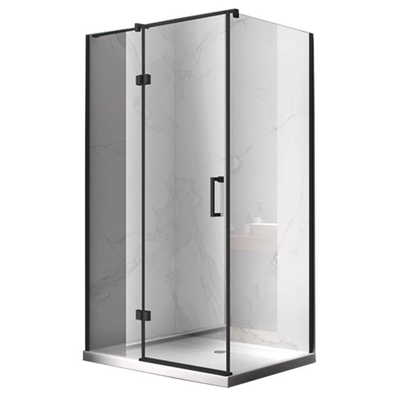 KABINA PRYSZNICOWA PROSTOKĄTNA ZES-KZ03C-BL-120X90 CZARNA 120x90 CM