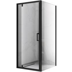 KABINA PRYSZNICOWA KWADRATOWA ZES-KZ04A-BL-70 CZARNA 70X70 CM