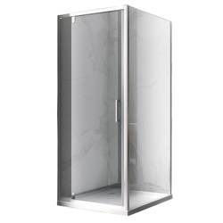 KABINA PRYSZNICOWA KWADRATOWA ZES-KZ04C-90 CHROM 90x90 CM