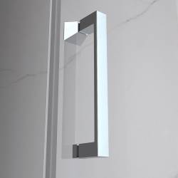 DRZWI PRYSZNICOWE UCHYLNE DO WNĘKI ZES-KZ19E-110 CHROM 110 CM 6 MM