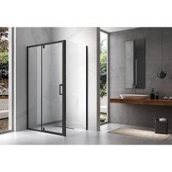 KABINA PRYSZNICOWA PROSTOKĄTNA ZES-KZ07C-BL-120X90 CZARNA 120x90 CM