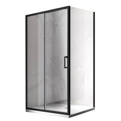 KABINA PRYSZNICOWA PROSTOKĄTNA ZES-KZ103C-BL-120X80 CZARNA 120x80 CM