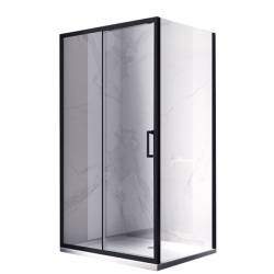 KABINA PRYSZNICOWA PROSTOKĄTNA ZES-KZ104A-BL-100X90 CZARNA 100x90 CM