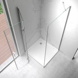 KABINA PRYSZNICOWA KWADRATOWA ZES-KZ20B-80 CHROM 80x80 CM