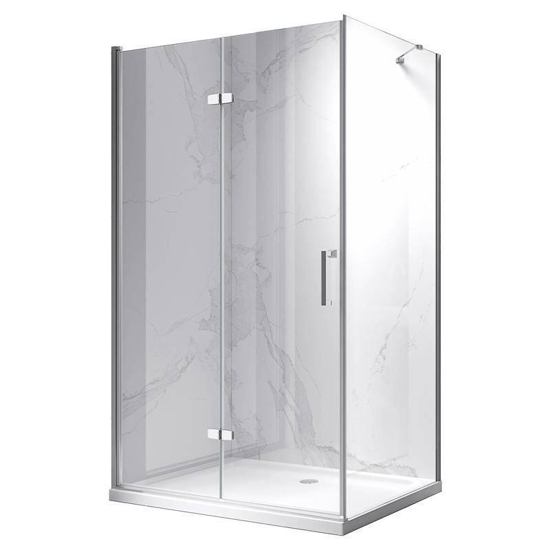 KABINA PRYSZNICOWA PROSTOKĄTNA ZES-KZ20E-110X80 CHROM 110x80 CM
