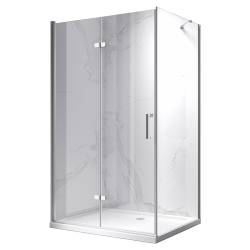 KABINA PRYSZNICOWA PROSTOKĄTNA ZES-KZ20F-120X80 CHROM 120x80 CM