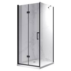 KABINA PRYSZNICOWA KWADRATOWA ZES-KZ20B-BL-80 CZARNA 80x80 CM