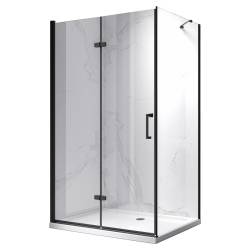 KABINA PRYSZNICOWA PROSTOKĄTNA ZES-KZ20E-BL-110X90 CZARNA 110x90 CM