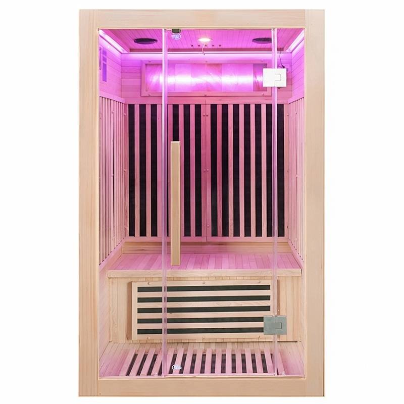 SAUNA SUCHA INFRARED NISKOTEMPERATUROWA ALTA2-CRB 2-3 OSOBOWA 120x105 CM