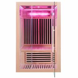 SAUNA SUCHA INFRARED NISKOTEMPERATUROWA ALTA2-CRB 2-3 OSOBOWA 120x105 CM